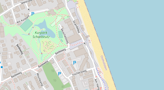 Restaurant auf Karte