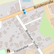 Restaurant auf Karte