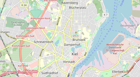 Restaurant auf Karte