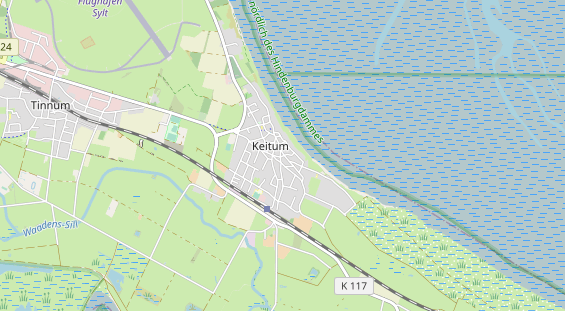 Restaurant auf Karte