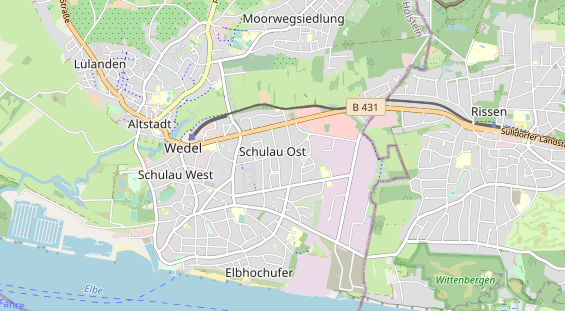 Restaurant auf Karte