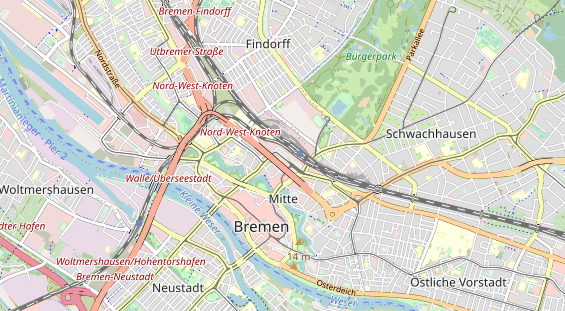 Restaurant auf Karte