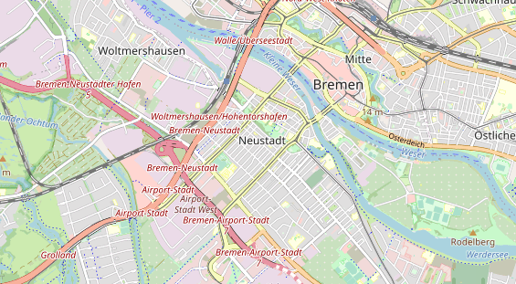 Restaurant auf Karte