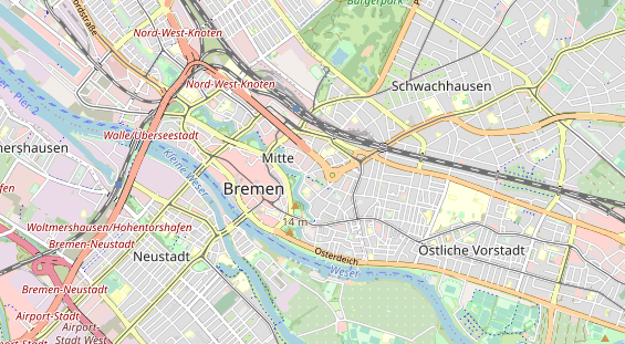 Restaurant auf Karte