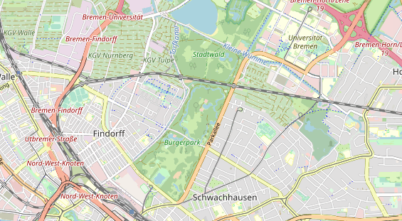 Restaurant auf Karte