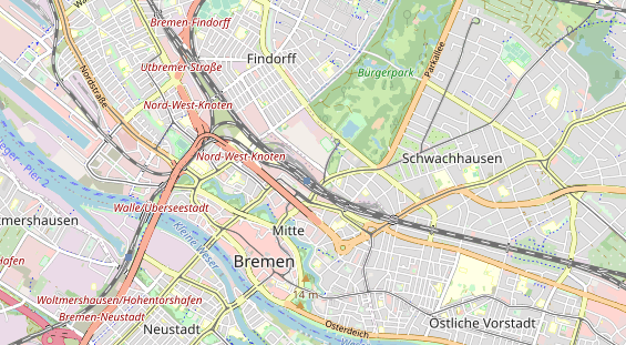 Restaurant auf Karte