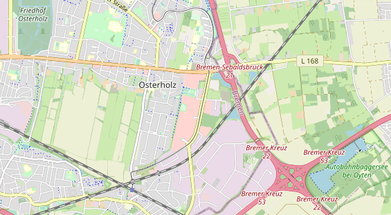 Restaurant auf Karte