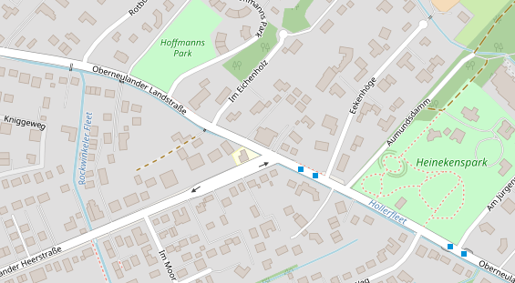 Restaurant auf Karte