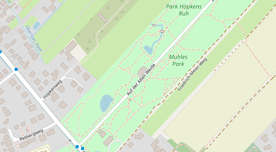 Restaurant auf Karte