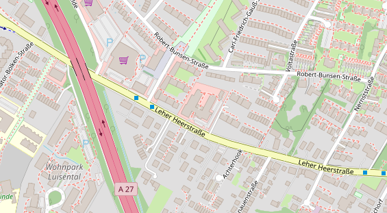 Restaurant auf Karte