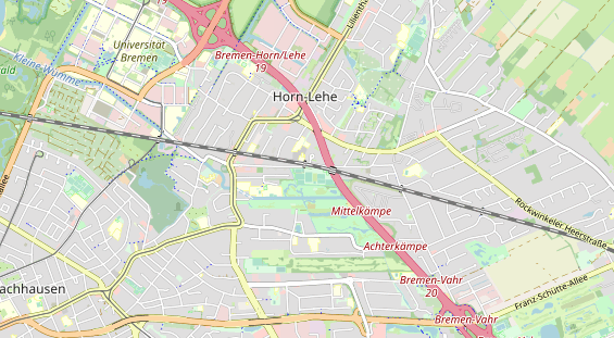 Restaurant auf Karte