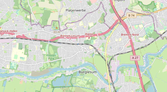 Restaurant auf Karte