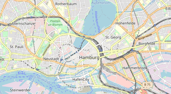 Restaurant auf Karte