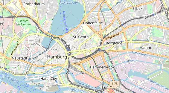 Restaurant auf Karte