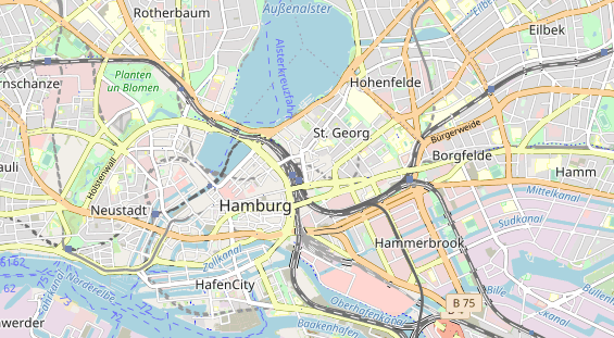 Restaurant auf Karte