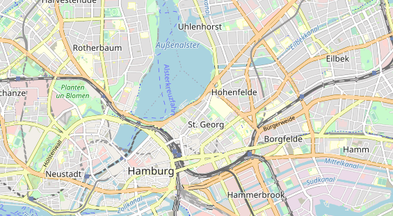 Restaurant auf Karte