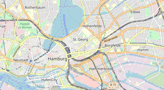 Restaurant auf Karte