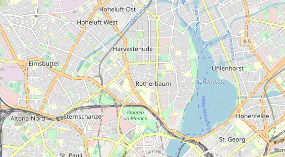 Restaurant auf Karte