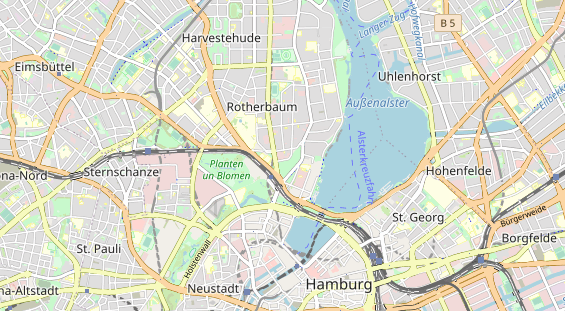 Restaurant auf Karte