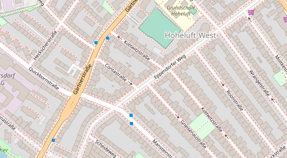 Restaurant auf Karte