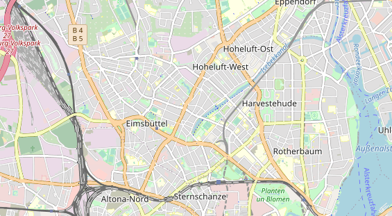 Restaurant auf Karte