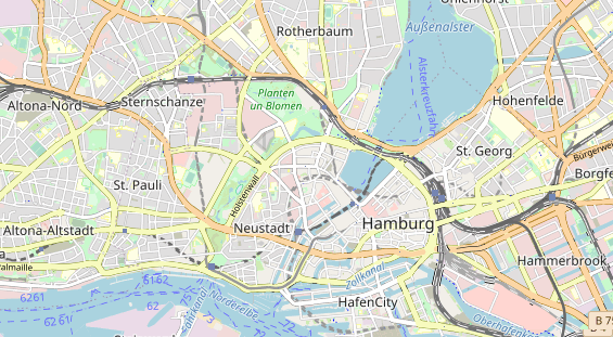 Restaurant auf Karte