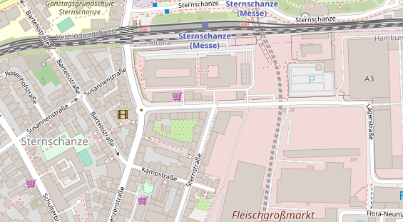 Restaurant auf Karte