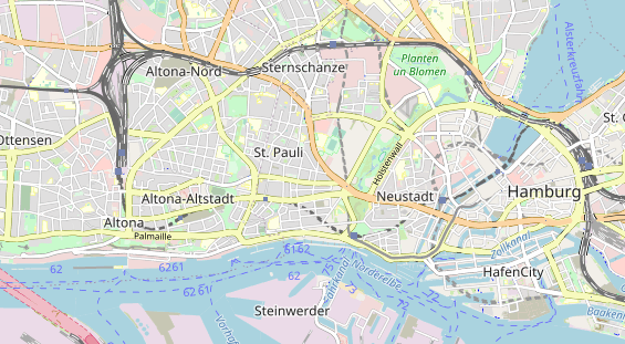 Restaurant auf Karte