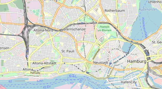 Restaurant auf Karte