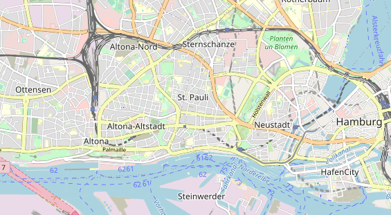 Restaurant auf Karte