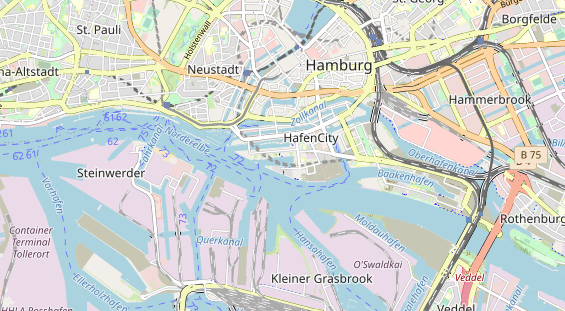 Restaurant auf Karte