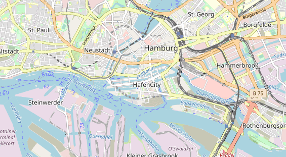 Restaurant auf Karte