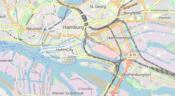 Restaurant auf Karte