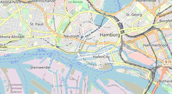 Restaurant auf Karte