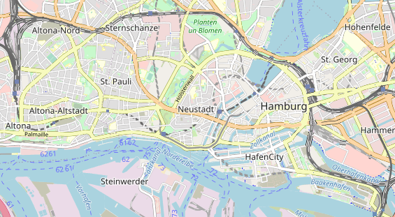 Restaurant auf Karte