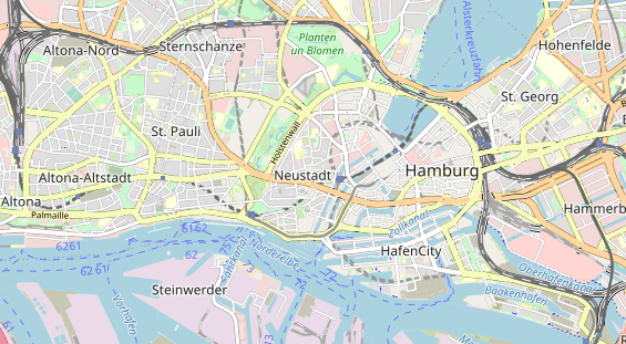 Restaurant auf Karte