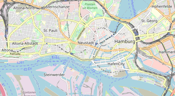 Restaurant auf Karte