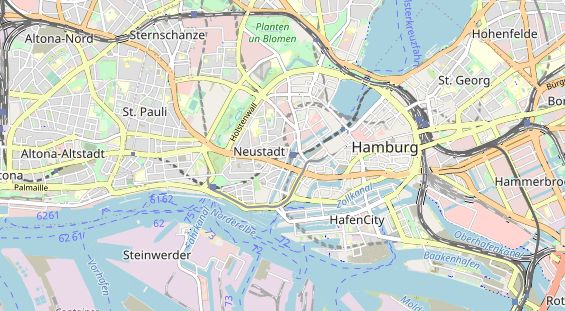 Restaurant auf Karte