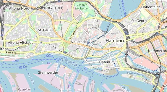 Restaurant auf Karte