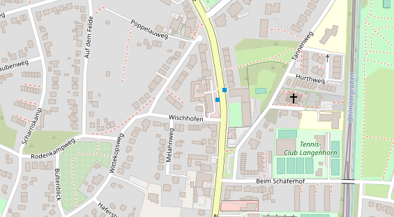 Restaurant auf Karte