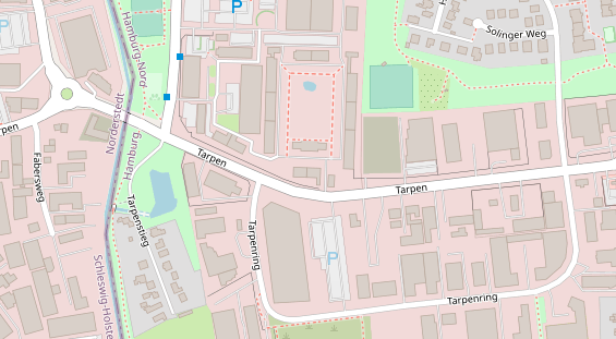 Restaurant auf Karte