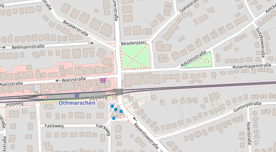 Restaurant auf Karte