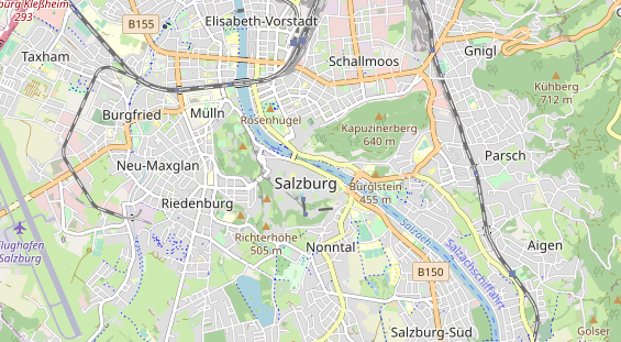 Restaurant auf Karte