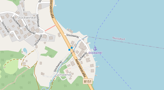 Restaurant auf Karte