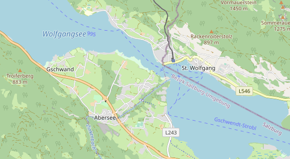 Restaurant auf Karte