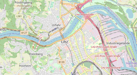 Restaurant auf Karte