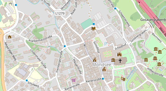 Restaurant auf Karte