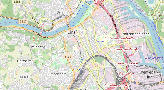 Restaurant auf Karte