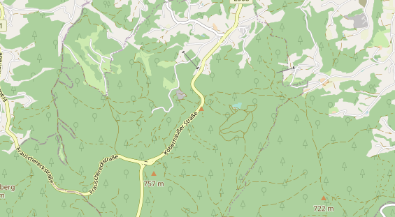 Restaurant auf Karte