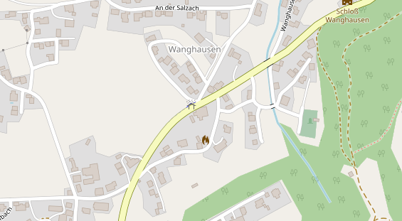 Restaurant auf Karte